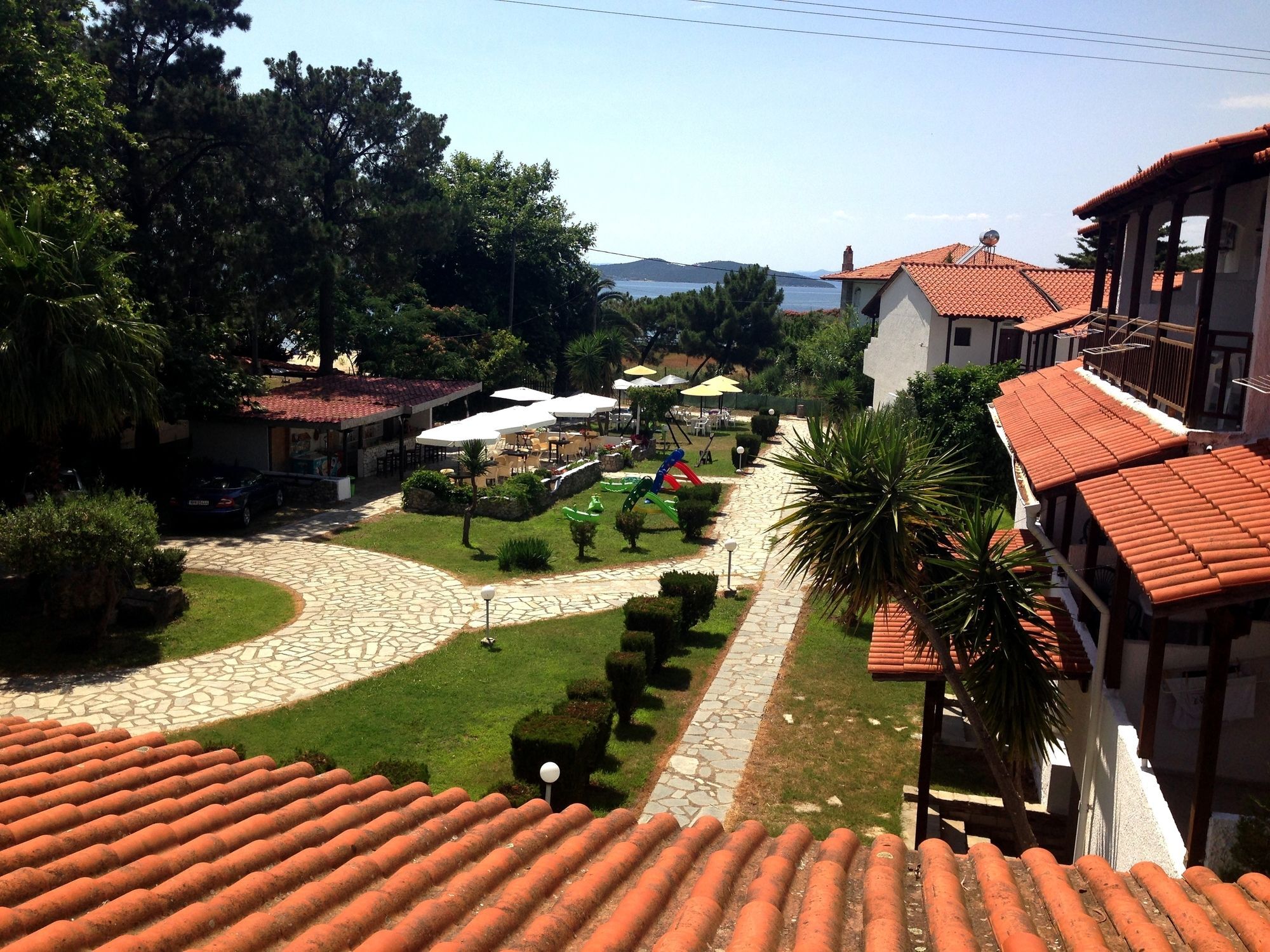 Hotel Kari Ouranoupoli Bagian luar foto