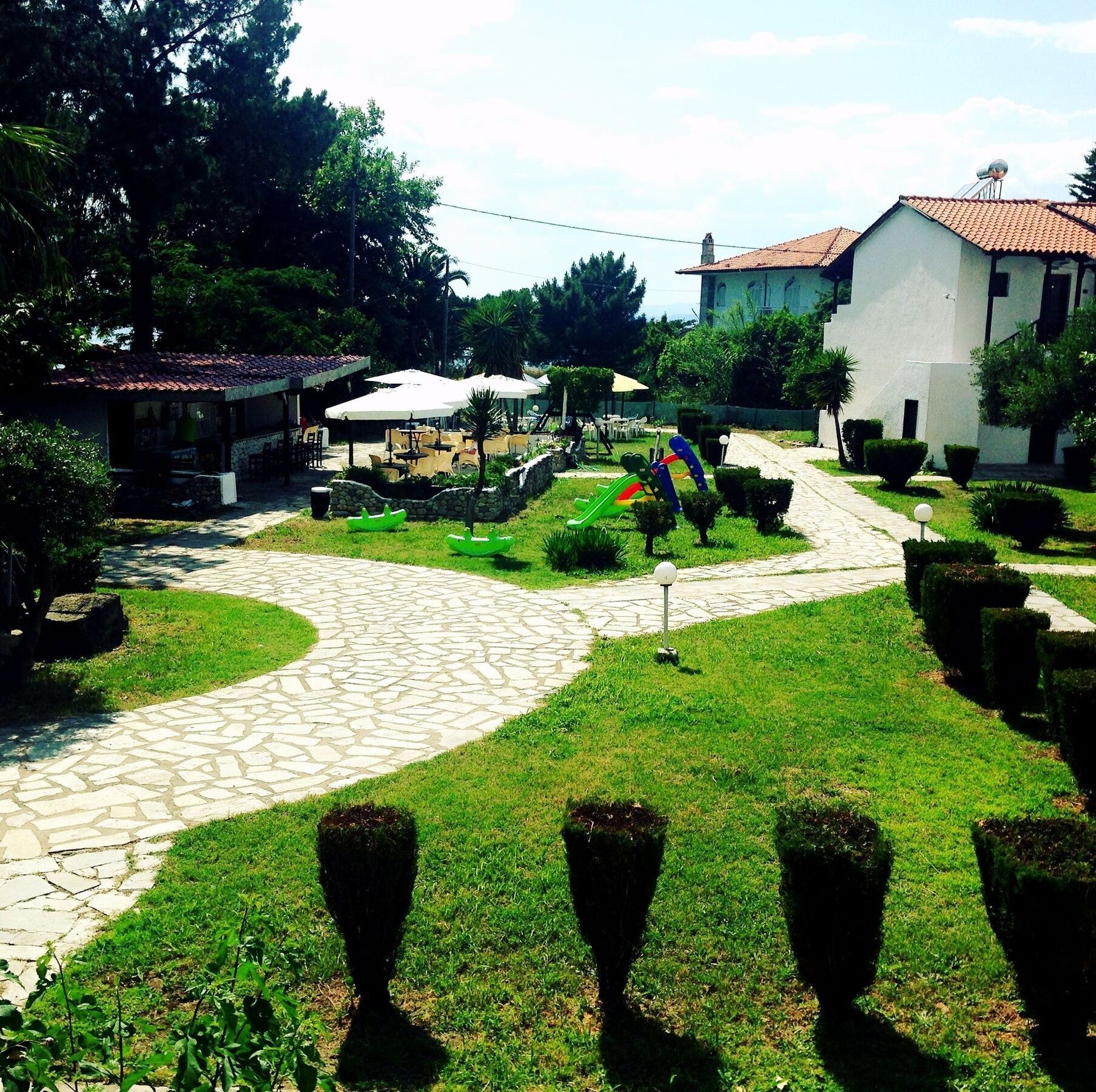 Hotel Kari Ouranoupoli Bagian luar foto